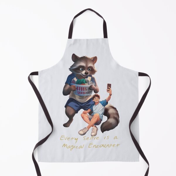 Item preview, Magical Encounter – Giant Raccoon Laundry Day designed and sold by ZKOZKOHI.