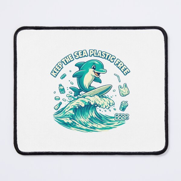 Item preview, Keep the Sea Plastic Free designed and sold by LuveraxArt.