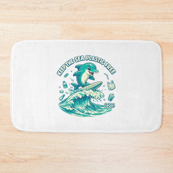 Item preview, Keep the Sea Plastic Free designed and sold by LuveraxArt.