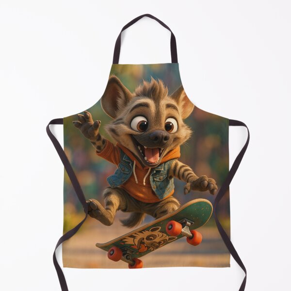 Item preview, Skater Striped Hyena designed and sold by Sillytoe.
