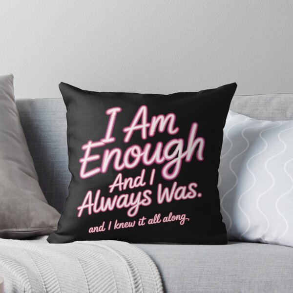 Artikelvorschau, I Am Enough and I Always Was Shirt | Neon Art Self Love Tee | Feminist Empowerment Positivity Gift entworfen und verkauft von InkTheoryStudio.