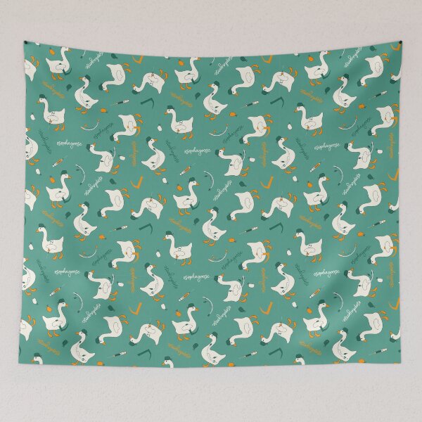 Item preview, Esophagoose in Teal designed and sold by Hodgepodge Bricolage.