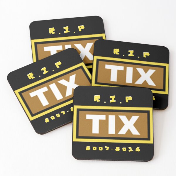 Item preview, Rest in Peace Tix designed and sold by Halflifey Merchandise.