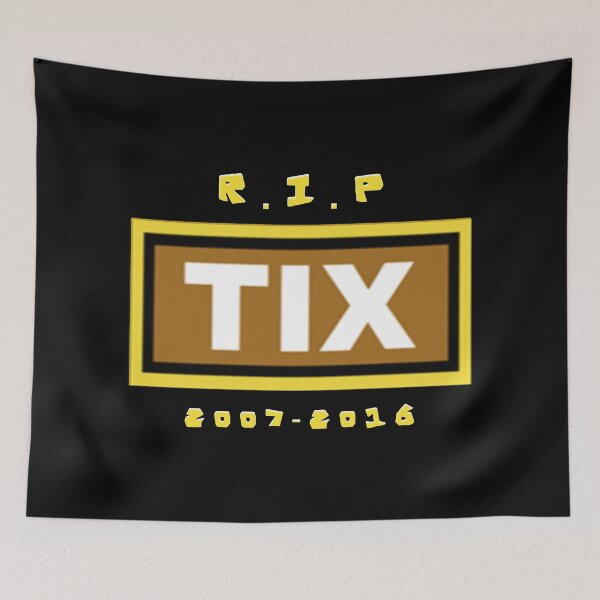 Item preview, Rest in Peace Tix designed and sold by Halflifey Merchandise.