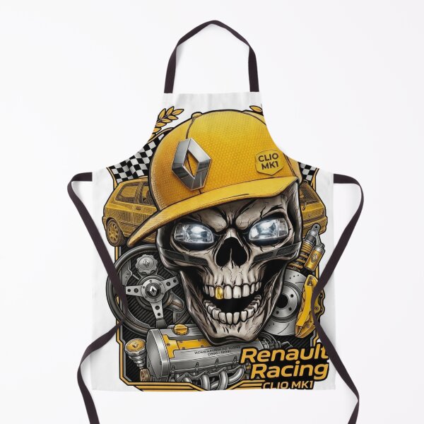 Item preview, Renault Clio MK1 Racing Skull: Detailed Automotive Art for Gearheads designed and sold by willzcreatorsteam.