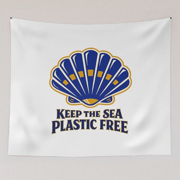 Item preview, Keep the Sea Plastic Free designed and sold by LuveraxArt.