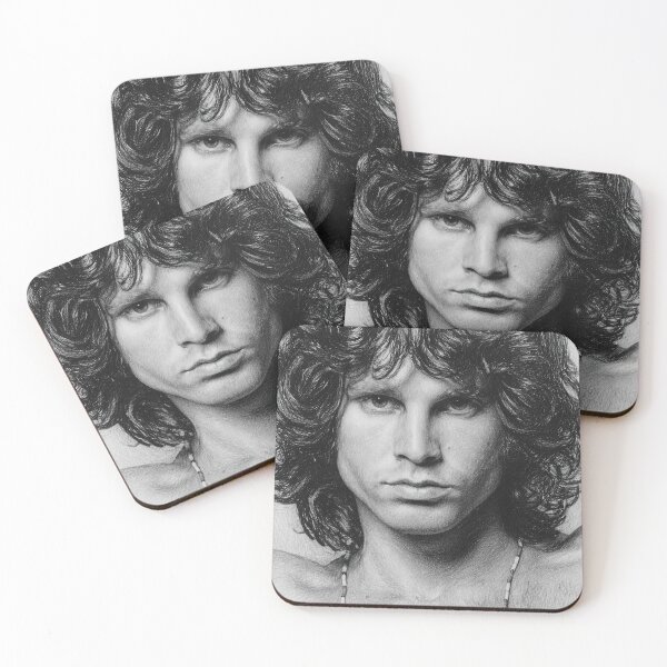 Item preview, Jim Morrison Charcoal Portrait 1 designed and sold by TheRocker.