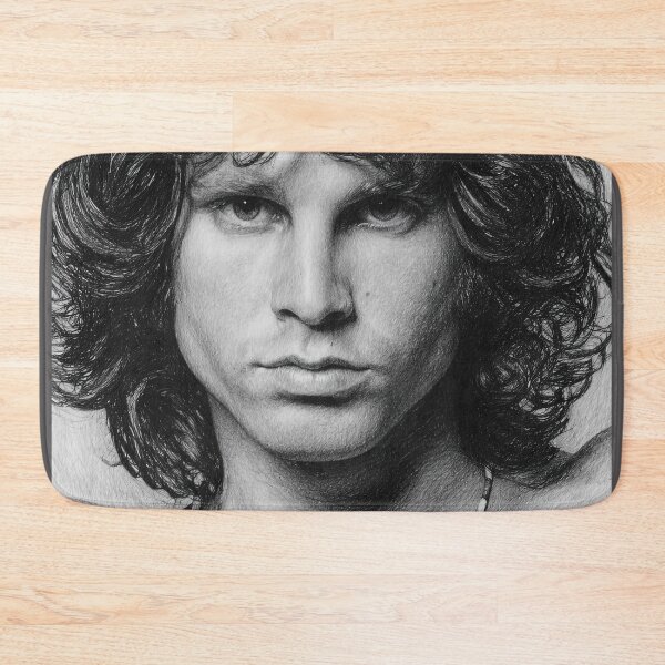Item preview, Jim Morrison Charcoal Portrait 1 designed and sold by TheRocker.