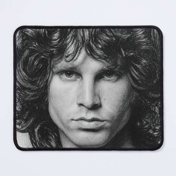 Item preview, Jim Morrison Charcoal Portrait 1 designed and sold by TheRocker.