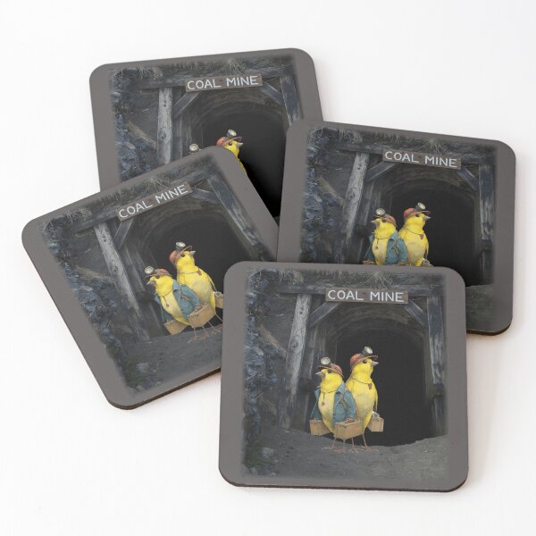 Item preview, Canaries in the coal mine designed and sold by Robo-Mart Smart Shopping.