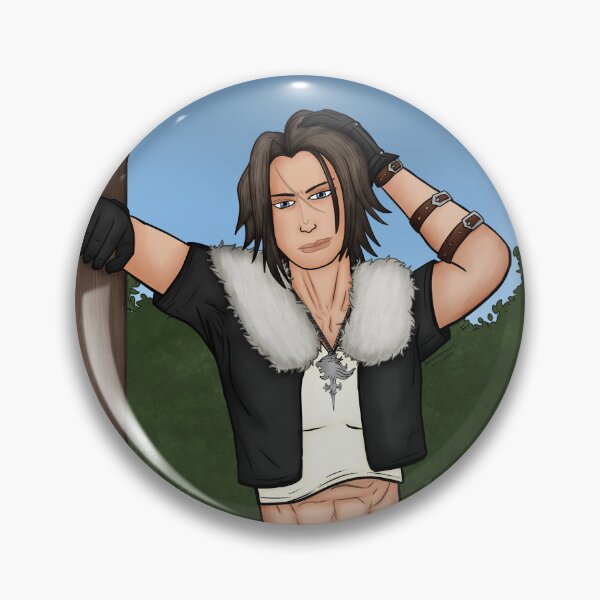 Item preview, Squall I mean Leon I mean Squall Pinup designed and sold by Blackmoonrose13.