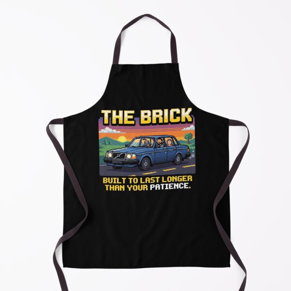Item preview, 240 Sedan road trip The Brick Pixel Art Sunset Graphic designed and sold by Off-Road-Zone.