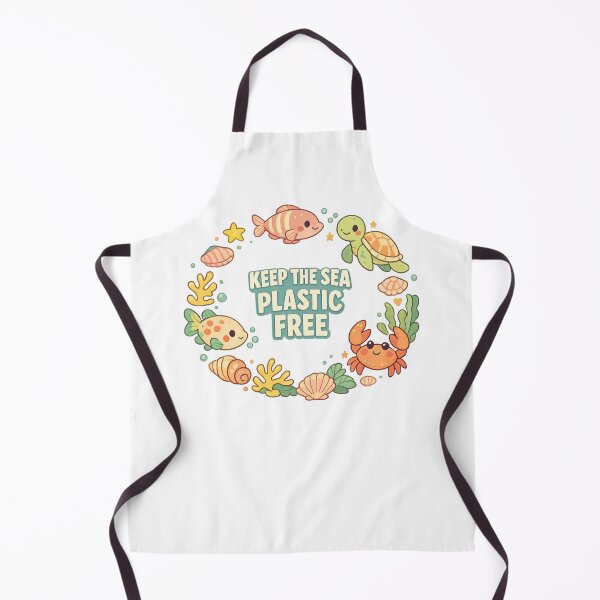 Item preview, Keep the Sea Plastic Free designed and sold by LuveraxArt.