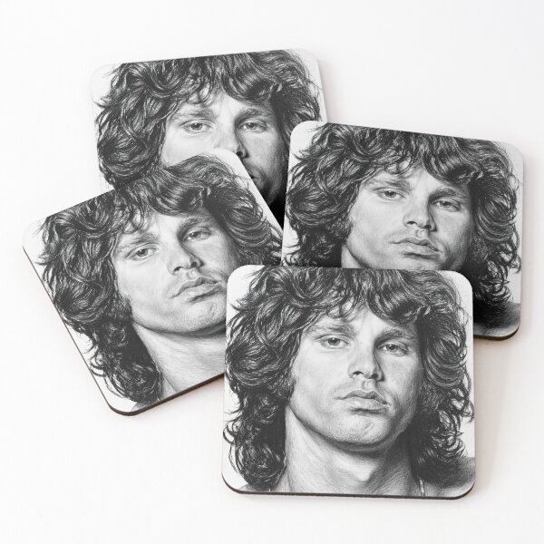 Item preview, Jim Morrison Charcoal Portrait 2 designed and sold by TheRocker.