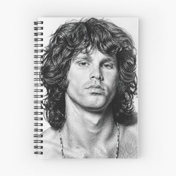 Item preview, Jim Morrison Charcoal Portrait 2 designed and sold by TheRocker.