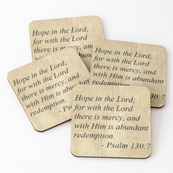 Item preview, Psalm 130:7 designed and sold by di-Vera-Rosati.