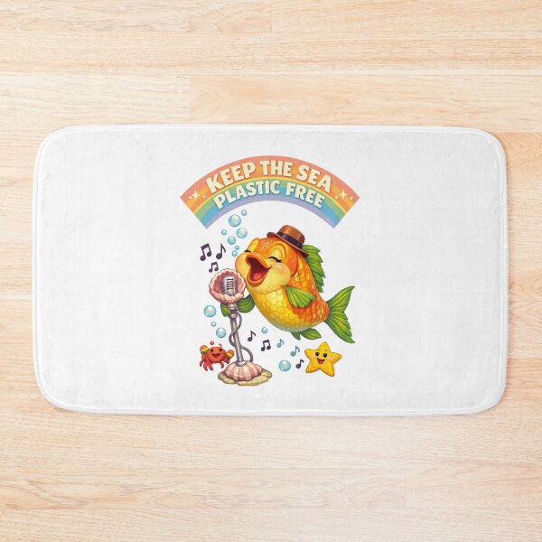 Item preview, Keep the Sea Plastic Free designed and sold by LuveraxArt.