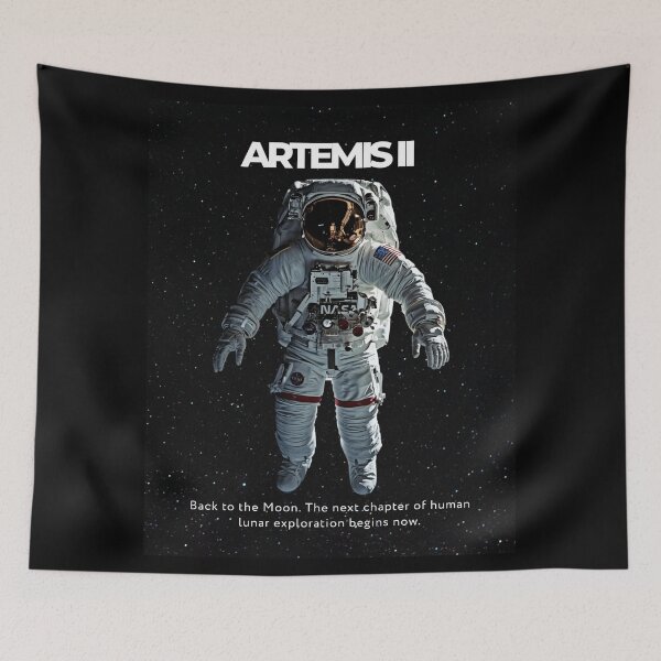 Item preview, Artemis II — Back to the Moon Emblem designed and sold by Yasmine Mohammed.