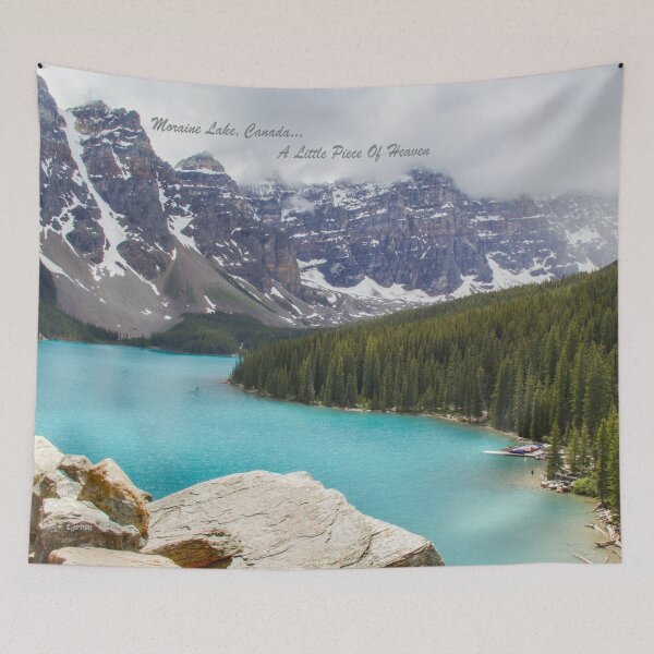 Item preview, Moraine Lake, Canada A Little Piece Of Heaven designed and sold by Capturetees.