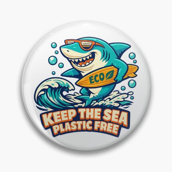 Item preview, Keep the Sea Plastic Free designed and sold by LuveraxArt.