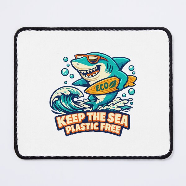Item preview, Keep the Sea Plastic Free designed and sold by LuveraxArt.