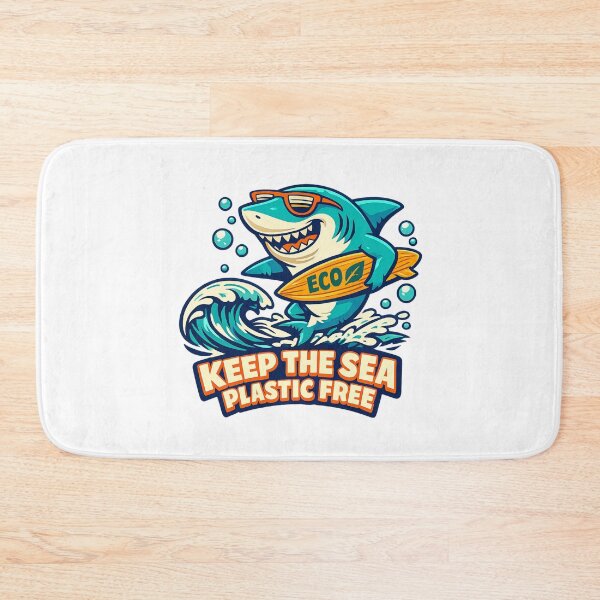Item preview, Keep the Sea Plastic Free designed and sold by LuveraxArt.