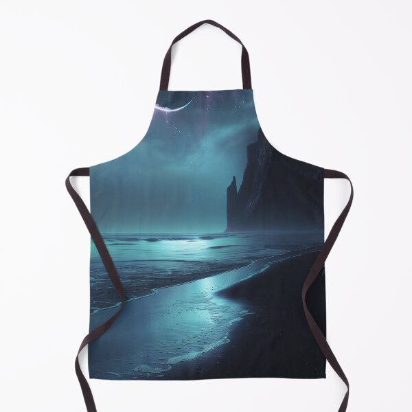 Item preview, Moonlit Ocean Crescent Beach designed and sold by QuantumDrift.