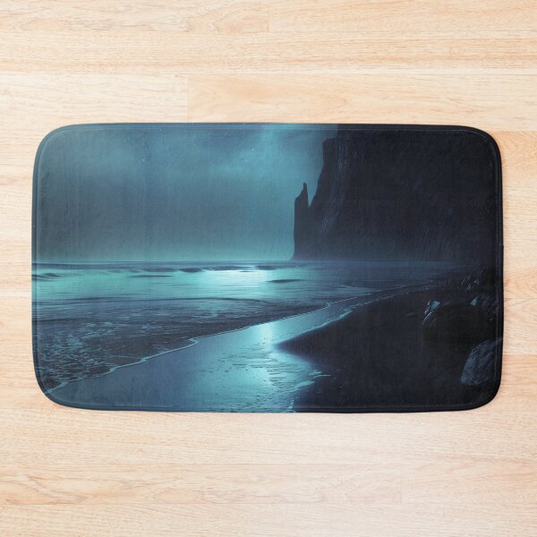Item preview, Moonlit Ocean Crescent Beach designed and sold by QuantumDrift.