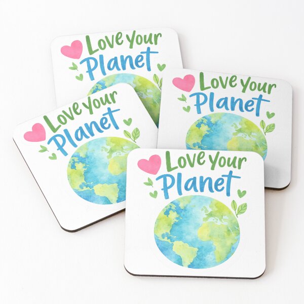 Item preview, Love Your Planet – Watercolor Earth Sticker designed and sold by M.Store.