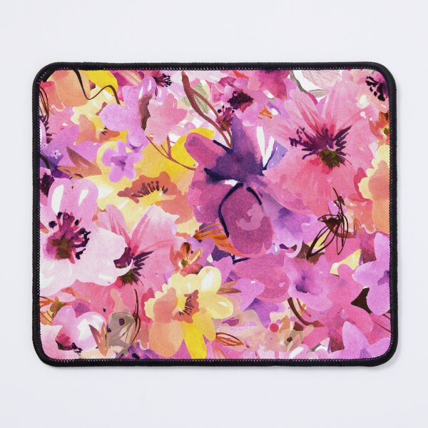 Item preview, Vivid Watercolour Floral Bloom Collage designed and sold by Fantacaroo Designs.