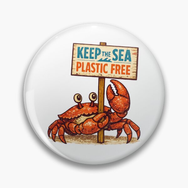 Item preview, Keep the Sea Plastic Free designed and sold by LuveraxArt.
