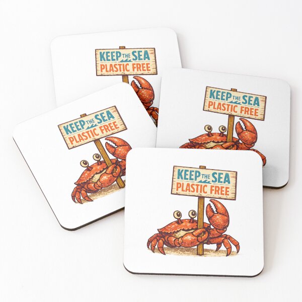 Item preview, Keep the Sea Plastic Free designed and sold by LuveraxArt.