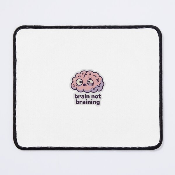 Item preview, Funny Brain Sticker – Brain Not Braining Cute Chaos Meme designed and sold by S33ART.