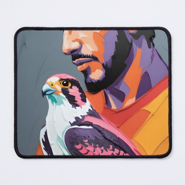 Item preview, Saudi Heritage: Abstract Expressionist Portrait designed and sold by GoldenVerseArt.