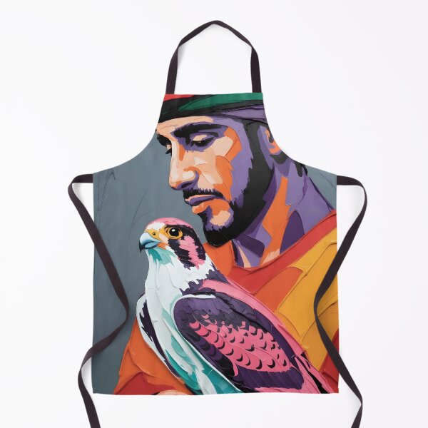 Item preview, Saudi Heritage: Abstract Expressionist Portrait designed and sold by GoldenVerseArt.