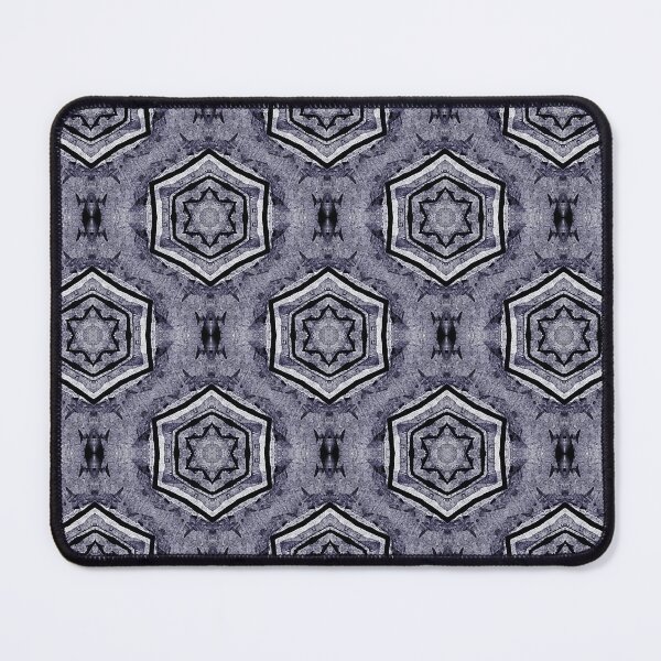 Item preview, Black Hexagon Geometric Pattern in Purple designed and sold by Artistestella.