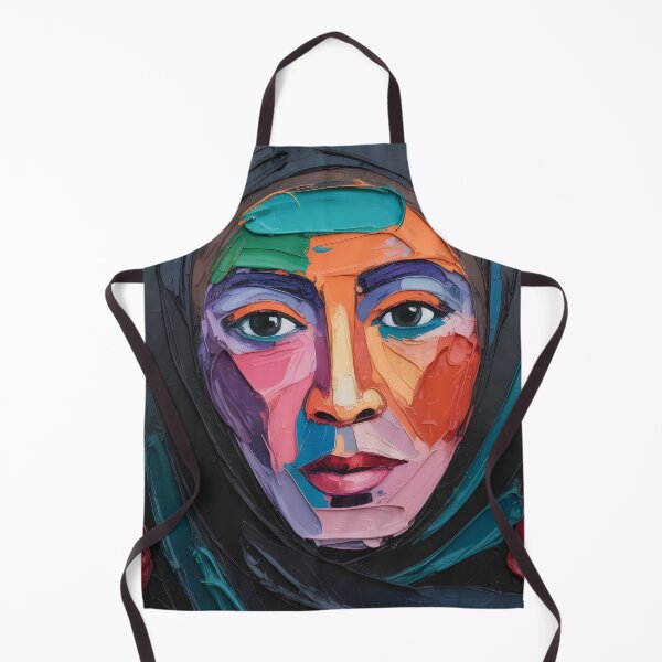 Item preview, Avant-Garde Saudi: Expressionist Heritage Print designed and sold by GoldenVerseArt.