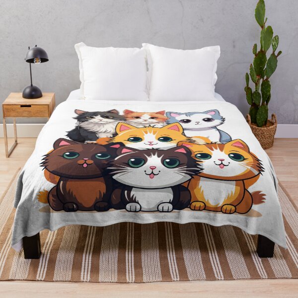 Item preview, Cute colorful cats designed and sold by Bluepanda21.