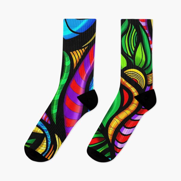 Item preview, Wild Leaves abstract art designed and sold by Wicked Cricket.