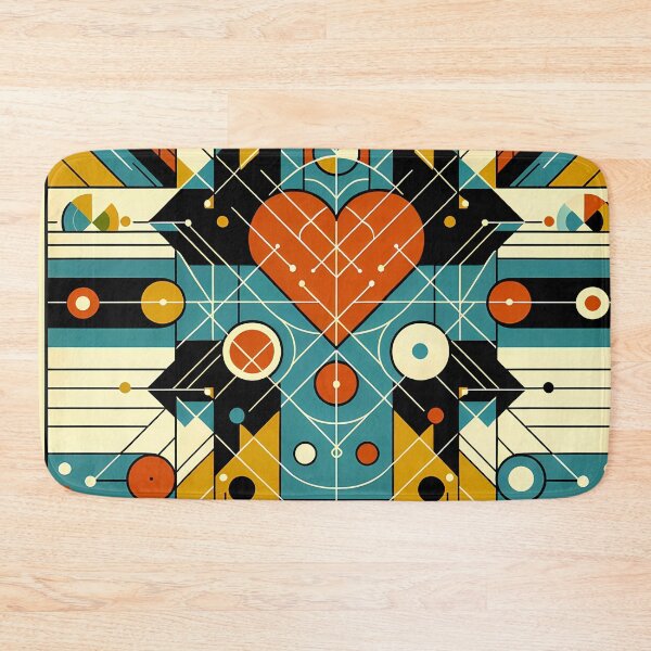 Item preview, Geometric Heart Abstract Composition designed and sold by InkSmithery.