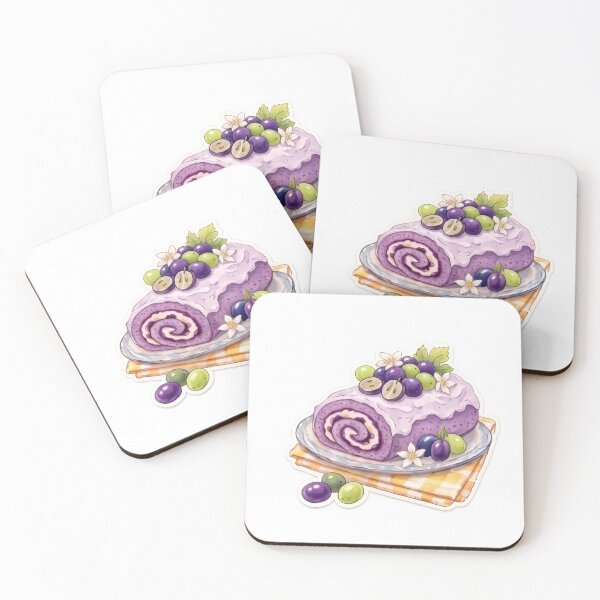 Item preview, Delicious and magical grape roll cake designed and sold by LiriosLand.