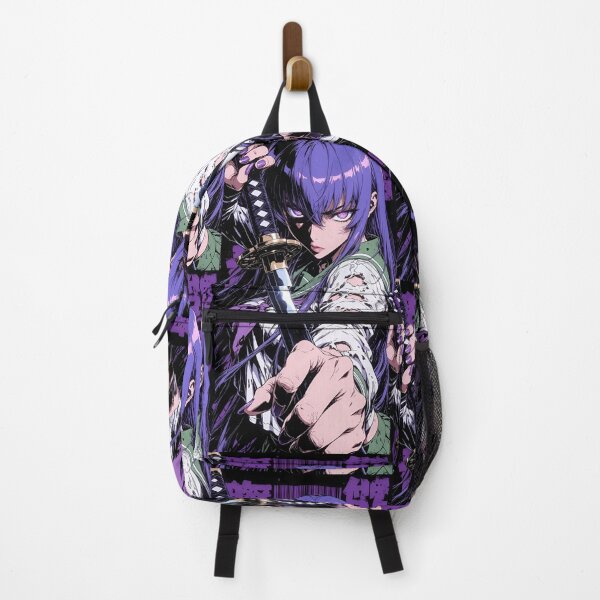 Item preview, Purple Katana Anime Girl Aesthetic | Samurai Warrior Cyberpunk Manga Style Design designed and sold by Dyan4.