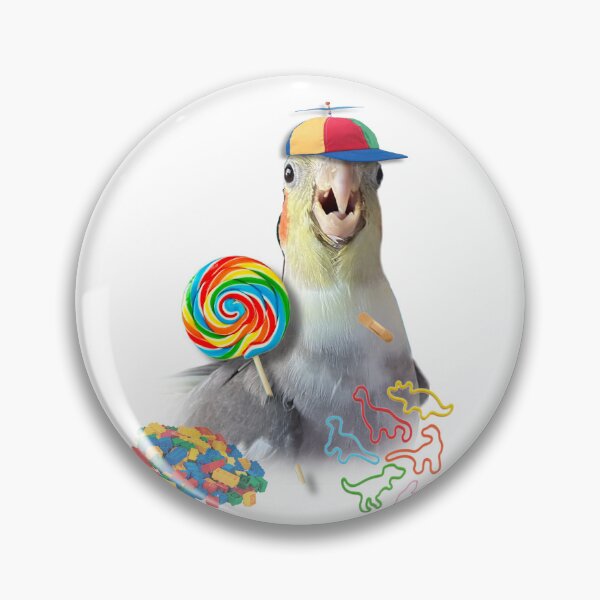 Item preview, joyful parrot designed and sold by Thats-Ruff.