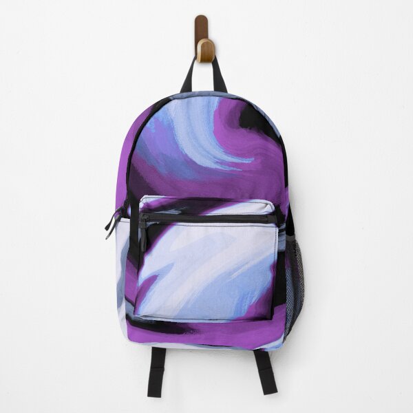 Item preview, Purple Black Blue Marble - Bold Abstract Fluid Art Swirl Pattern designed and sold by DicenCute.