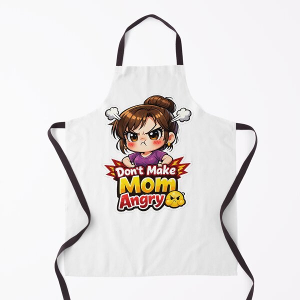 Item preview, Don’t Make Mom Angry ? Funny Mom Sticker | Cute Angry Mom Chibi | Mother’s Day Gift Sticker | Kawaii Mom Meme Sticker designed and sold by Sidra digital art 8277237.