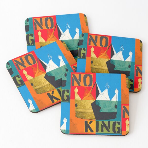 Item preview, NO KING Original Protest Art designed and sold by thelivingrp.