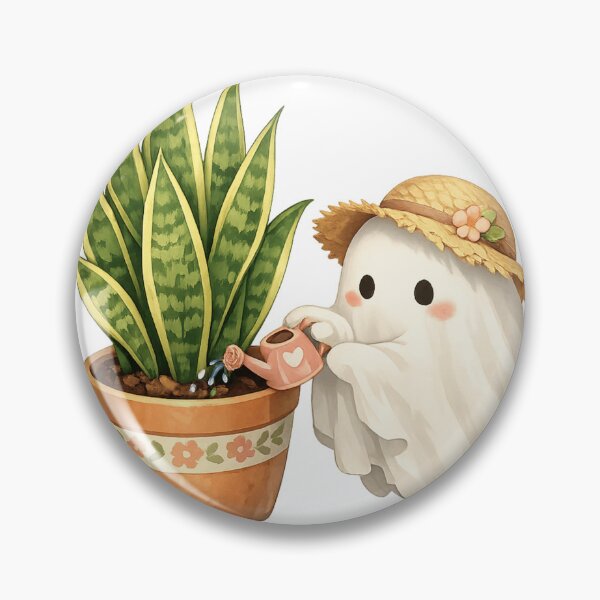 Item preview, Introvert Houseplant Ghost - Cute Plant Caretaker designed and sold by Retro Mood Co.