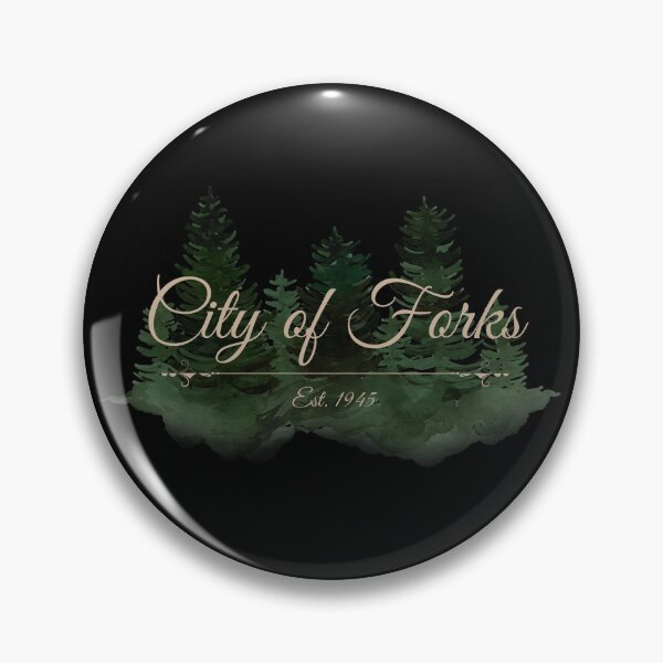 Item preview, City Of Forks Washington Watercolor Trees Design designed and sold by Vileprint.