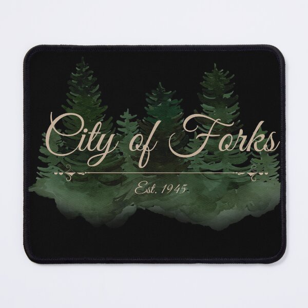 Item preview, City Of Forks Washington Watercolor Trees Design designed and sold by Vileprint.