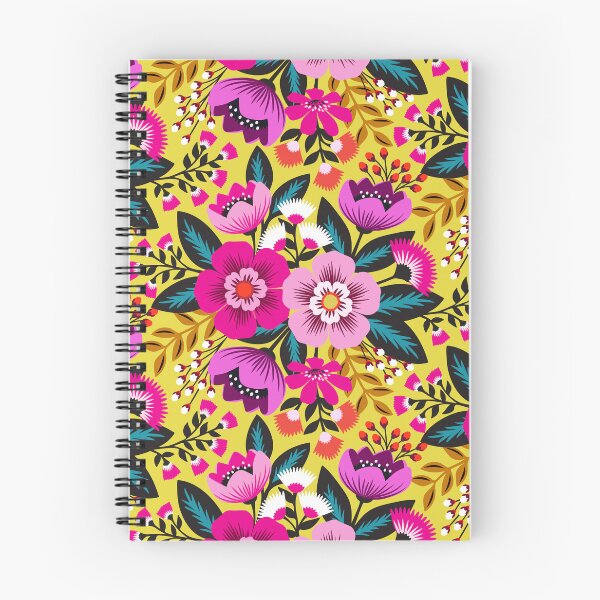 Item preview, Bright boho flower bouquet in pink and yellow designed and sold by Jennifer Ladd.